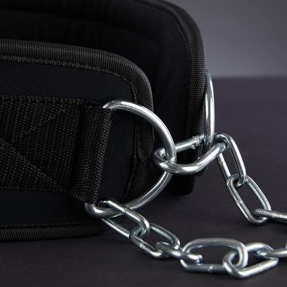 Chiba Trainingshilfe Dipping Belt, Schwarz, One size, 40890