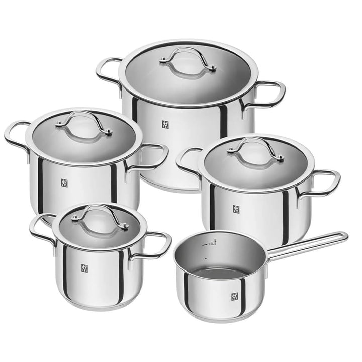 Zwilling Topf-Set Neo, 5-teilig (18/10 Edelstahl) Silber