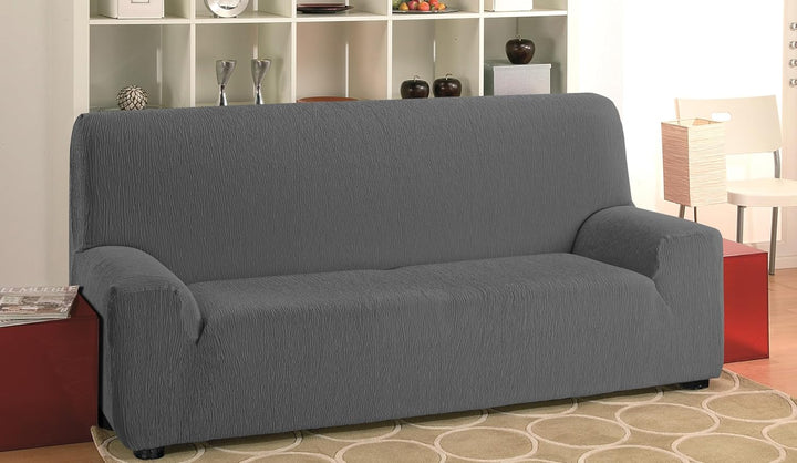 Martina Home Emilia Sofabezug, Anthrazit, 4-Sitzer 4 Plätze Anthrazit, 4 Plätze Anthrazit