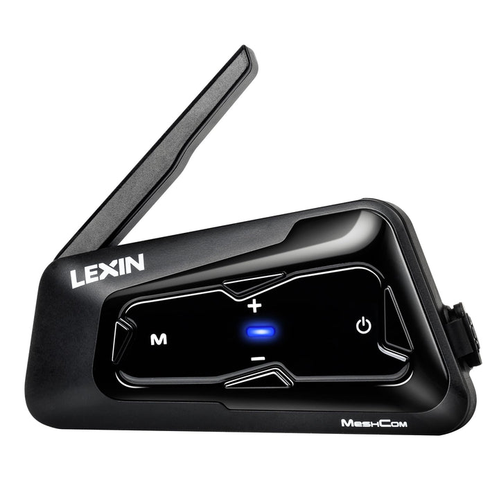 LEXIN MeshCom Mesh 3.0 Helm Intercom, Motorrad Headset Bluetooth 5.0, Motorradhelm Kommunikationssys