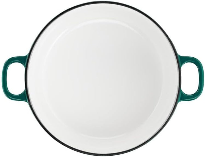 Tefal E2764604 Schmortopf aus Gusseisen, rund, Waldgrün