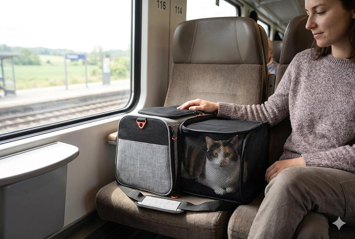 ZOLUX Transporttasche Nomad L - erweiterbare Fläche für Komfort