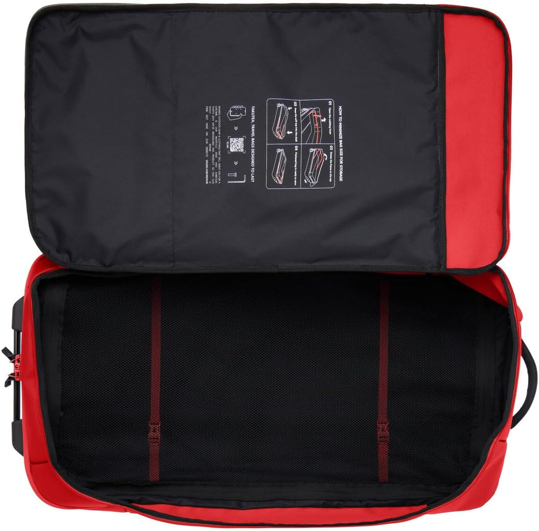 VAUDE Grosser Trolley mit leisen Rollen Einheitsgrösse Rot, Einheitsgrösse Rot