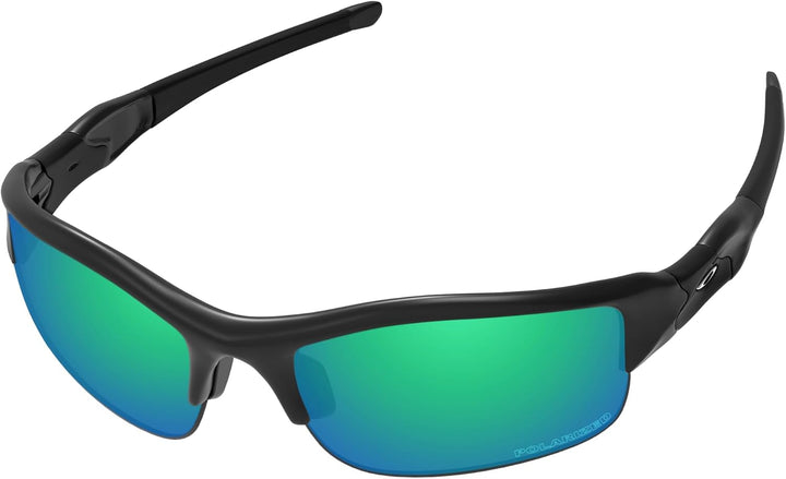 PapaViva Ersatzlinsen für for Oakley Flak Jacket Blaugrün - Polarisiert