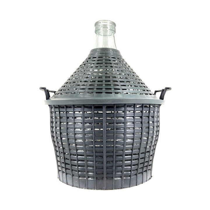 Glasballon im Kunststoffkorb (15 Liter), 15 Liter