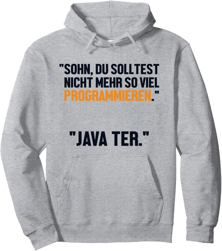 Sohn Programmieren Ja Vater Developer Coder Programmierer Pullover Hoodie