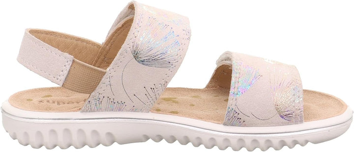 Superfit Mädchen Sparkle Sandale 31 EU Weiss 1000, 31 EU Weiss 1000