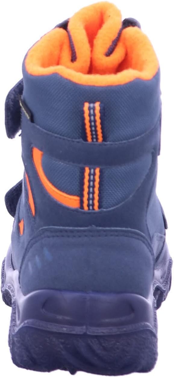 Superfit HUSKY 500080 Jungen Warm gefütterte Schneestiefel 25 EU Blau Orange 8010, 25 EU Blau Orange