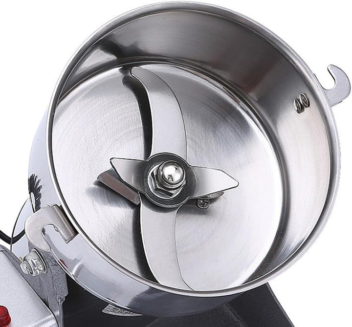 Elektrische Getreidemühle aus Edelstahl 800 g 1400 W für Haushaltküche
