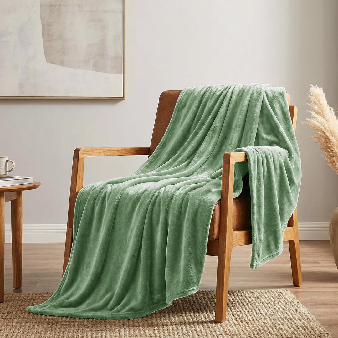 CozyLux Kuscheldecke Flauschig Decke 230x270 cm Grün, 230x270 cm Grün