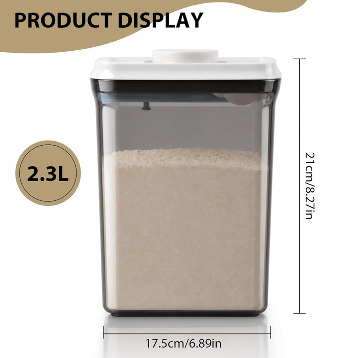 Kaffeebehälter Luftdicht 2400 ml Braun