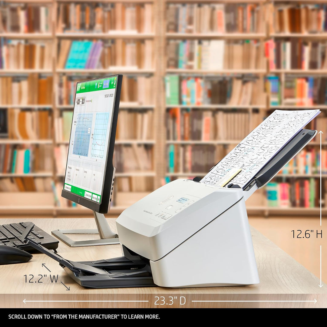 HP ScanJet Enterprise Flow 7000 s3, Scanner, Einzelblattzufuhr, 80-Blatt ADF, USB 2.0, USB 3.0, bis