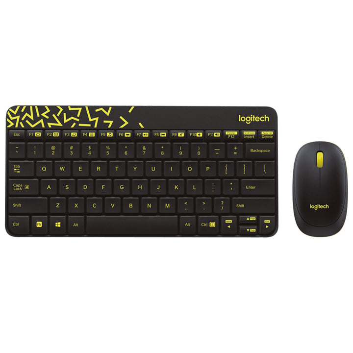 Logitech MK240 Nano Wireless Keyboard and Mouse Combo・(920-008383)・Volle Grösse (100%)・Kabellos・RF W