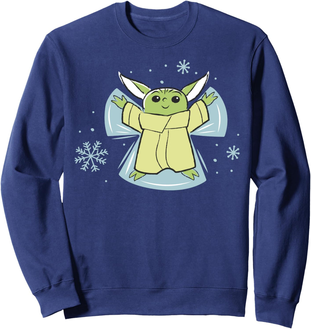Star Wars Christmas The Child Snow Angel Sweatshirt