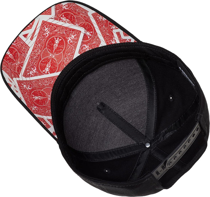 Cadency® Baseball Cap Poker, Schwarz, Unisex, Grössenverstellbar