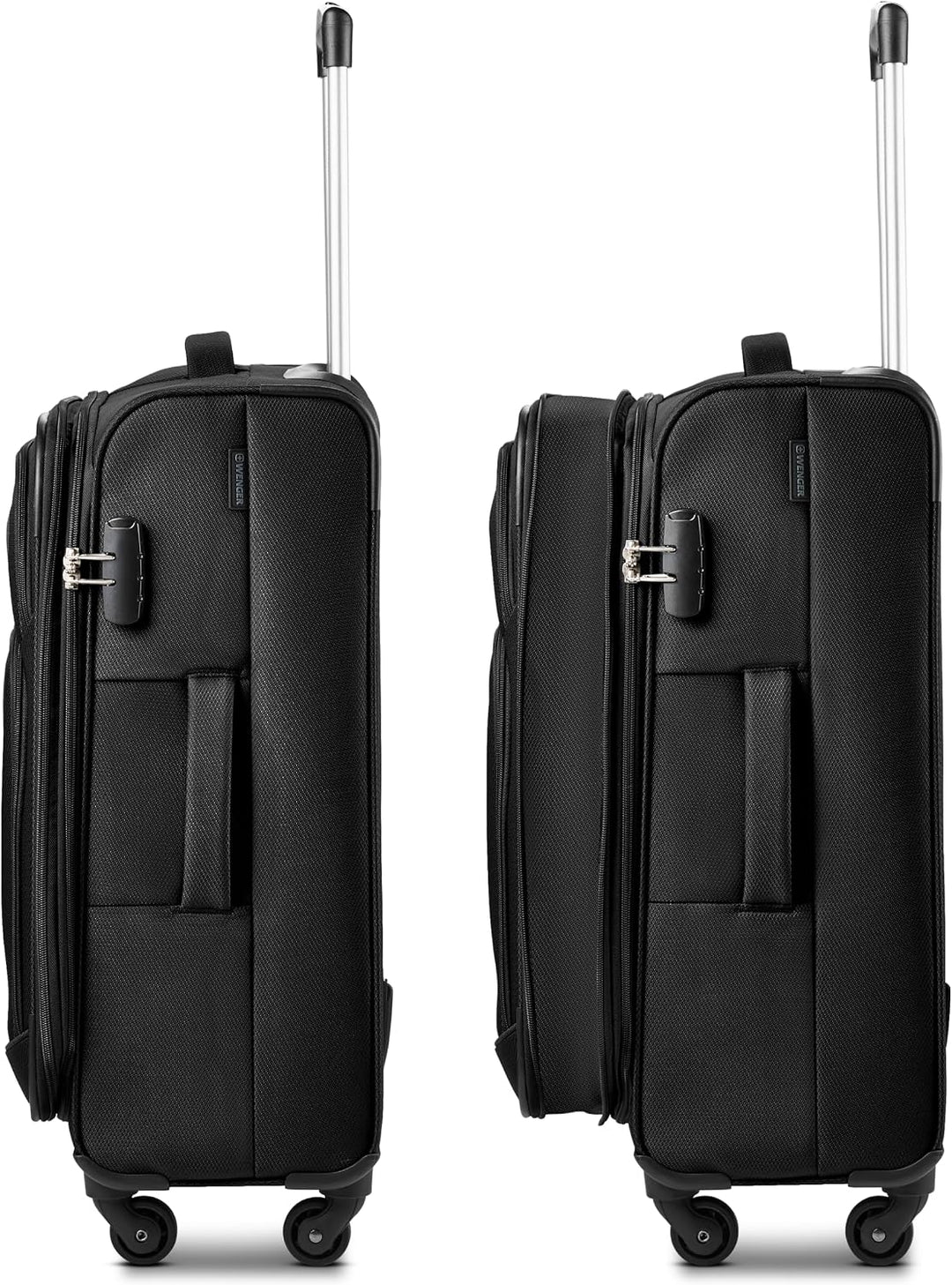 WENGER Koffer-Set 3-teilig für Damen und Herren | Reise-Trolleys 46 x 34 x 78 cm aus hochwertigem Po