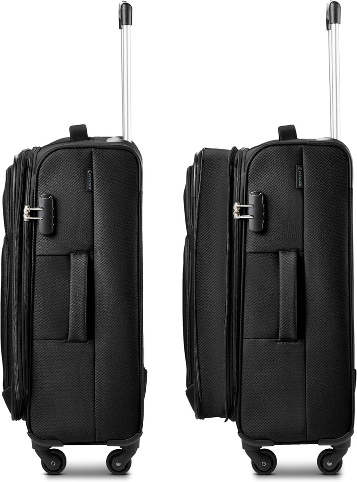 WENGER Koffer-Set 3-teilig für Damen und Herren | Reise-Trolleys 46 x 34 x 78 cm aus hochwertigem Po
