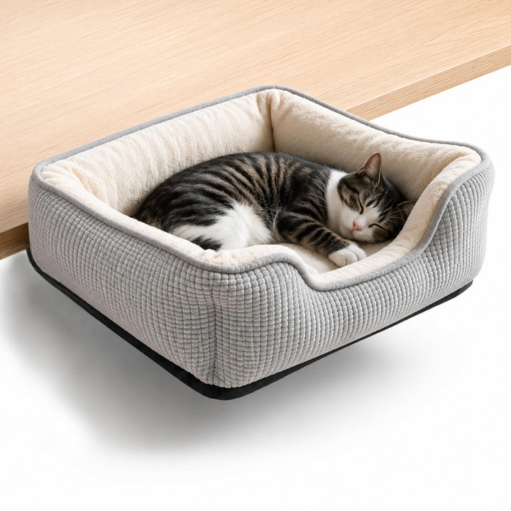 Generisch Katzenbett Schreibtisch – Cat Desk Bed, Katzenbett für Schreibtisch - mit Stabiler Metallh