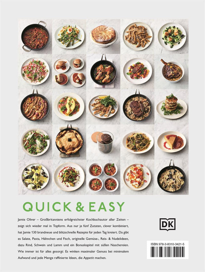 Jamies 5-Zutaten-Küche: Quick &amp; Easy., Gebundenes Buch