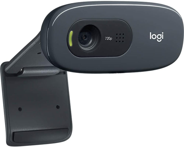 Logitech C270 USB2.0 1280 x 720 Pixel Webcam - Schwarz