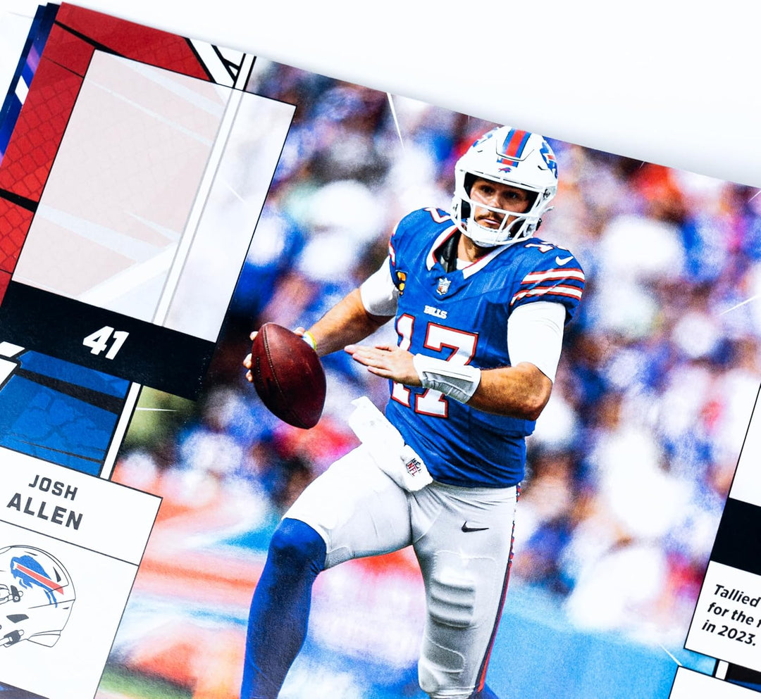 Panini 2024 NFL Sticker &amp; Card Collection Display (50 Tütchen)