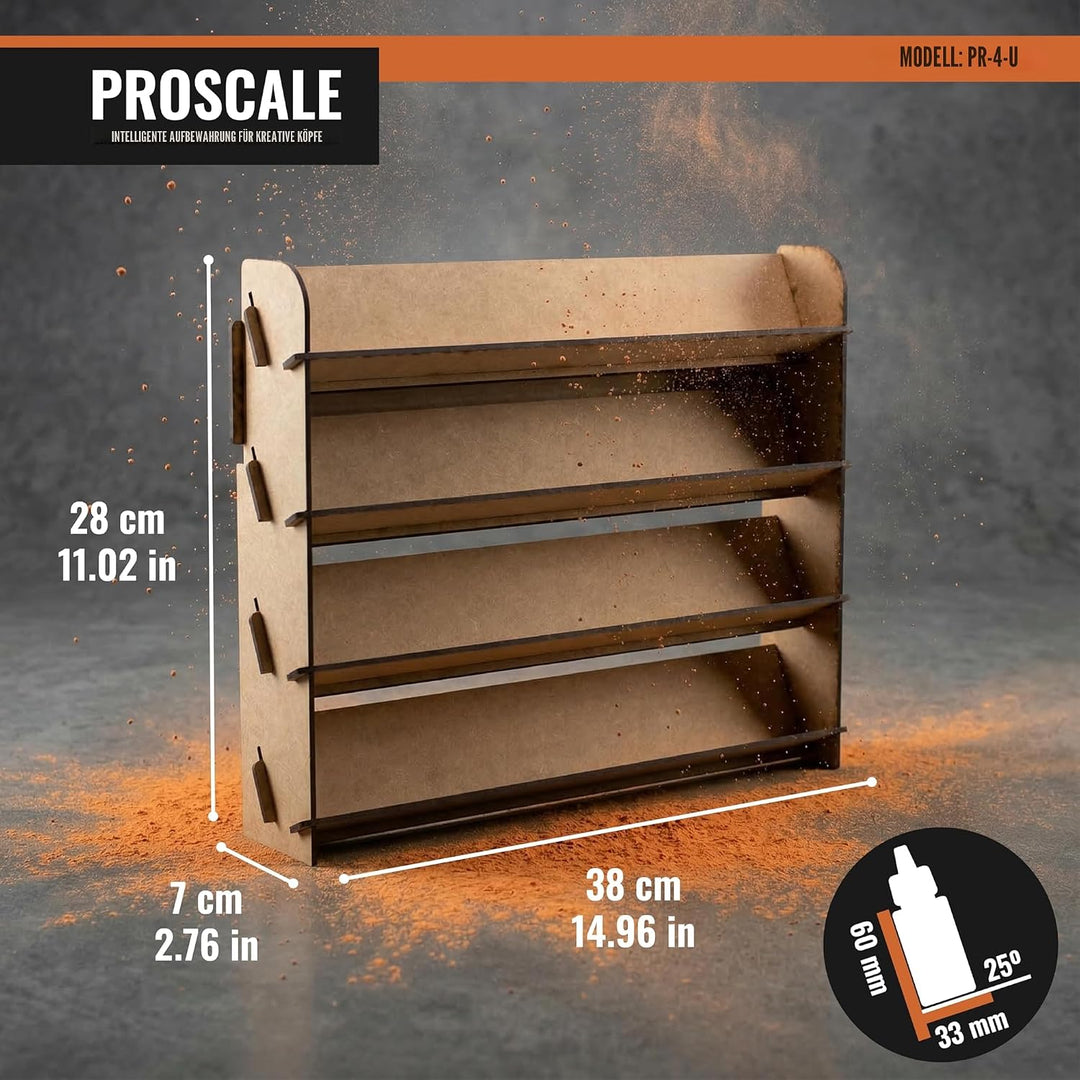 PROSCALE Paint Rack Vallejo Citadel farbständer. Tabletop Farben aufbewahrung Model Organizer for ho