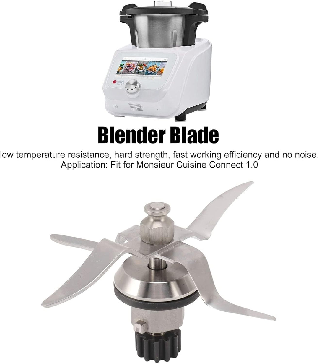 Edelstahl-Mixmesser 4-Blatt-Mixmesser 12 Zähne rostfrei für SKMK1200A1 SKMK1200B2