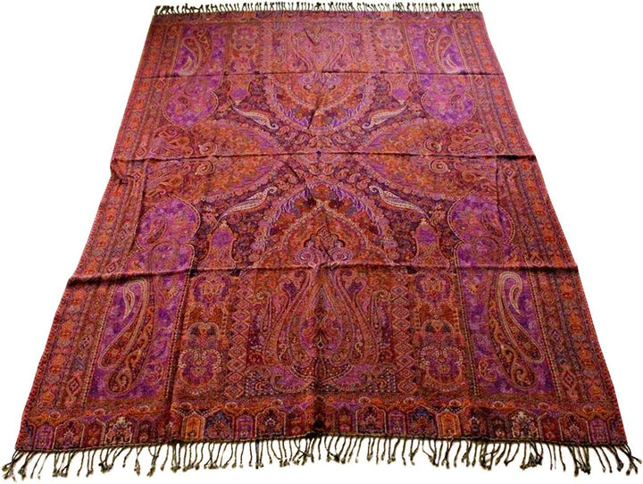 Lorenzo Cana Wohndecke Jacquard gewebt Wolldecke Baumwolldecke Baumwolle mit feinster Wolle vom Meri