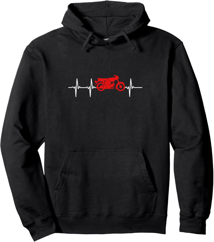 Moped Im Herz Simson-S51 Pullover Hoodie