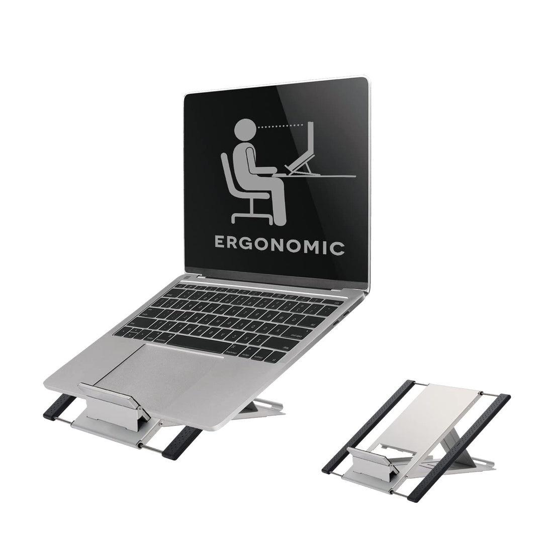Newstar NSLS100 Mobile Version Laptopstand silber Silber Laptop- und Tablet-Ständer, Silber Laptop-