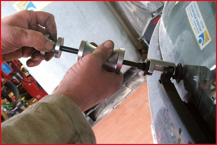 KS Tools 700.1240 Universal-Scheibenwischarm-Abzieher-Satz, 13-tlg.