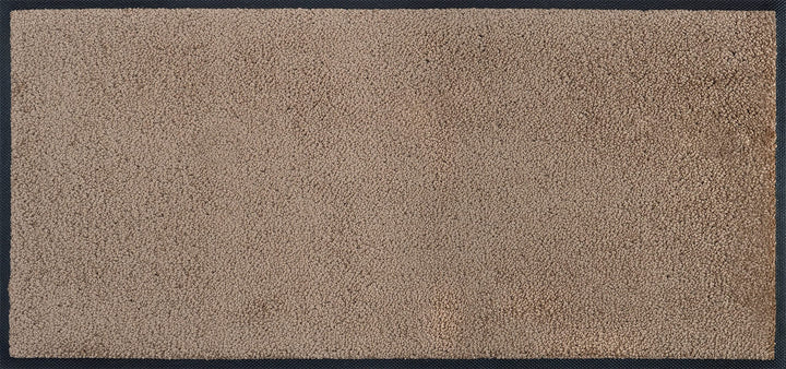 wash+Dry Fussmatte, Taupe 35x75 cm, innen und aussen, waschbar, beige 35 x 75 cm (Rechteckig), 35 x