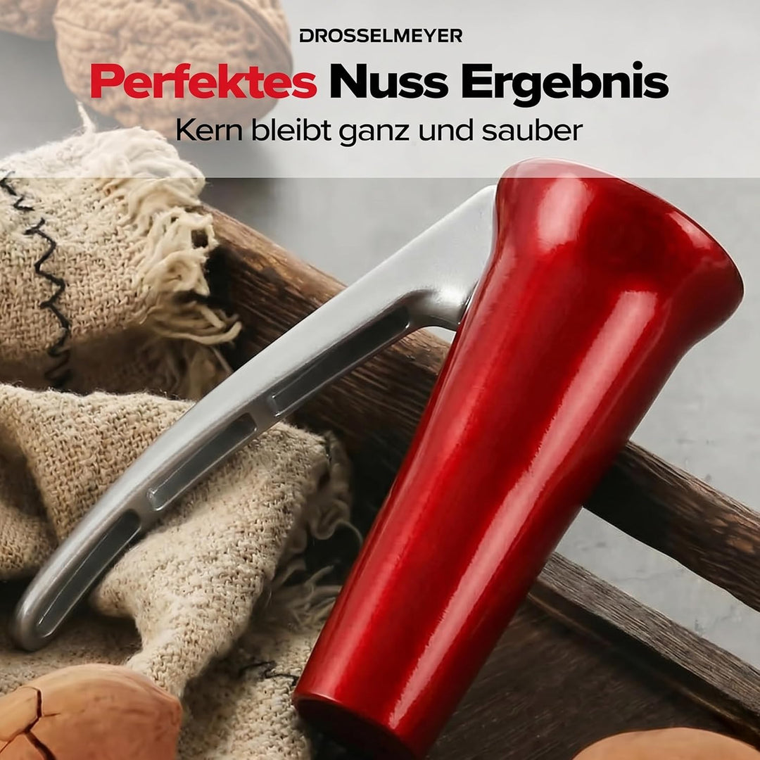 Edelstahl Design Nussknacker | Effektiv auf alle Grössen von Nüssen mit minimalem Aufwand Heavy Duty
