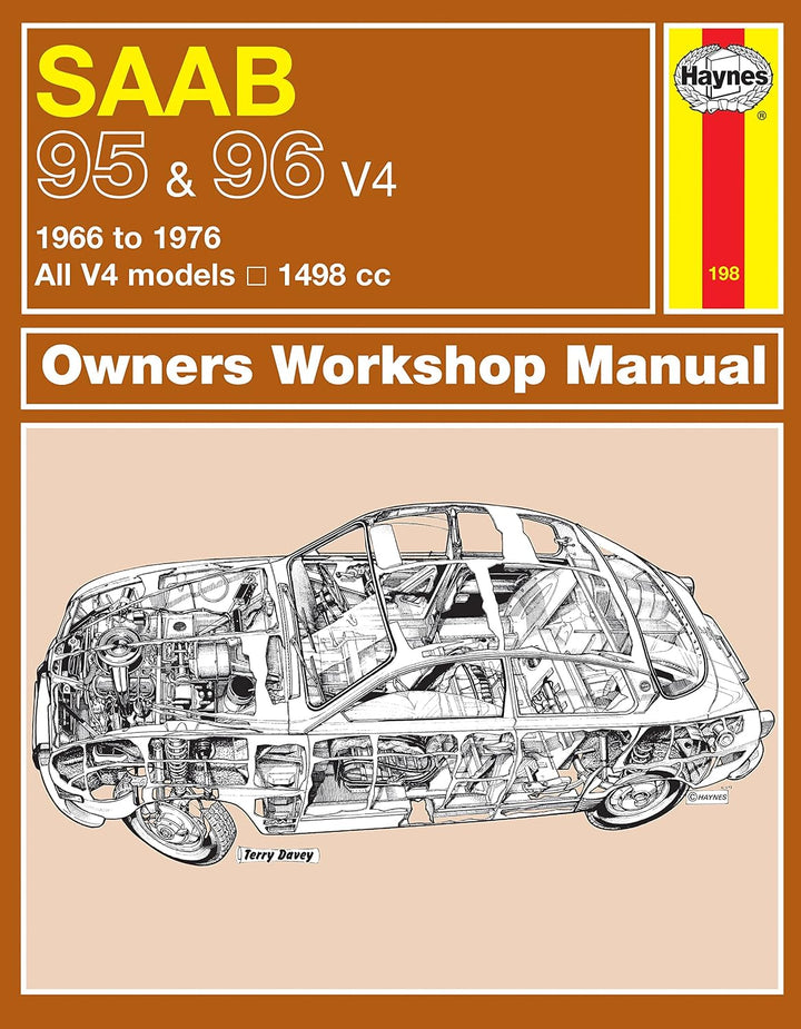 Saab 95 &amp; 96 Petrol (66 - 76) Haynes Repair Manual, Taschenbuch