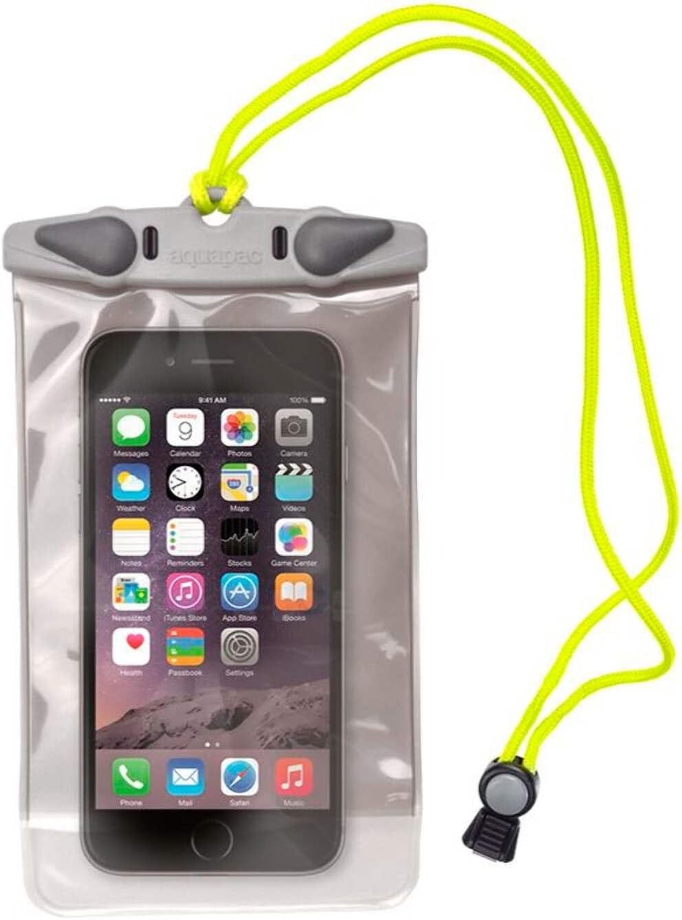 AQUAPAC Smartphone-Tasche Wasserdicht iPhone 6 Plus Case, Grau/Transparent, 20.5 x 11.5 x 2.0 cm, 0.