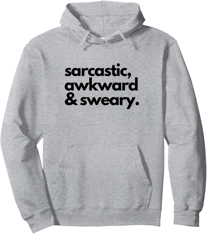 Sarkastisch ungeschickt Fluchig Lustiges Sprichwort Pullover Hoodie