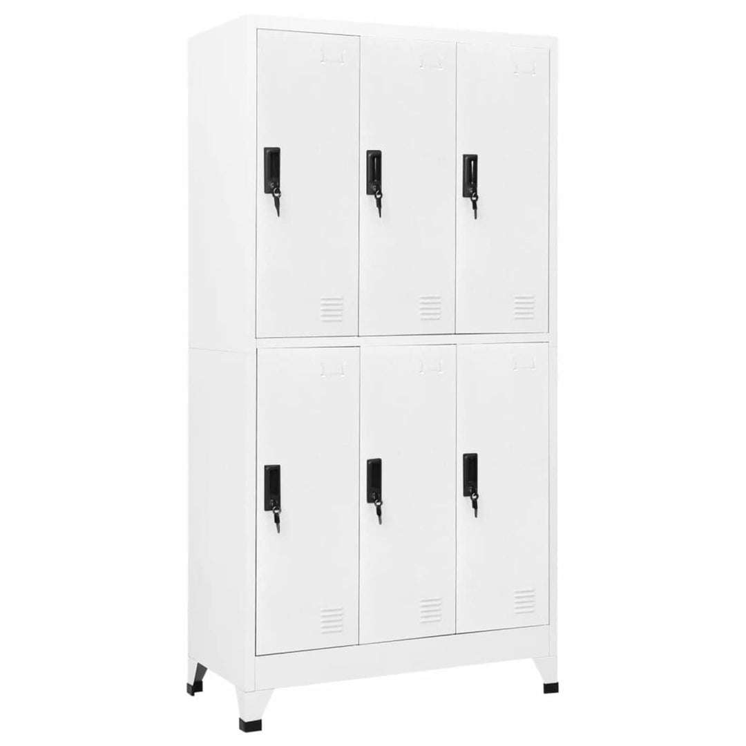 Susany Schliessfachschrank Lagerschrank Stahlschrank Schrank Aktenschrank Fächerschrank Aufbewahrung