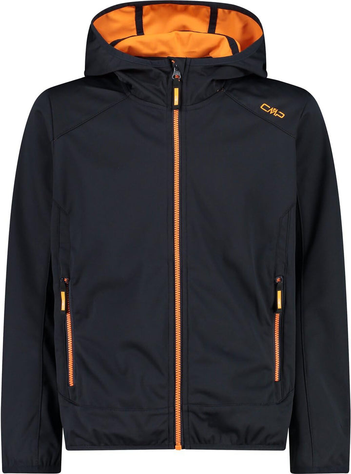 CMP - Leichte Softshelljacke für Kinder, Anthrazit-Flamme, 98