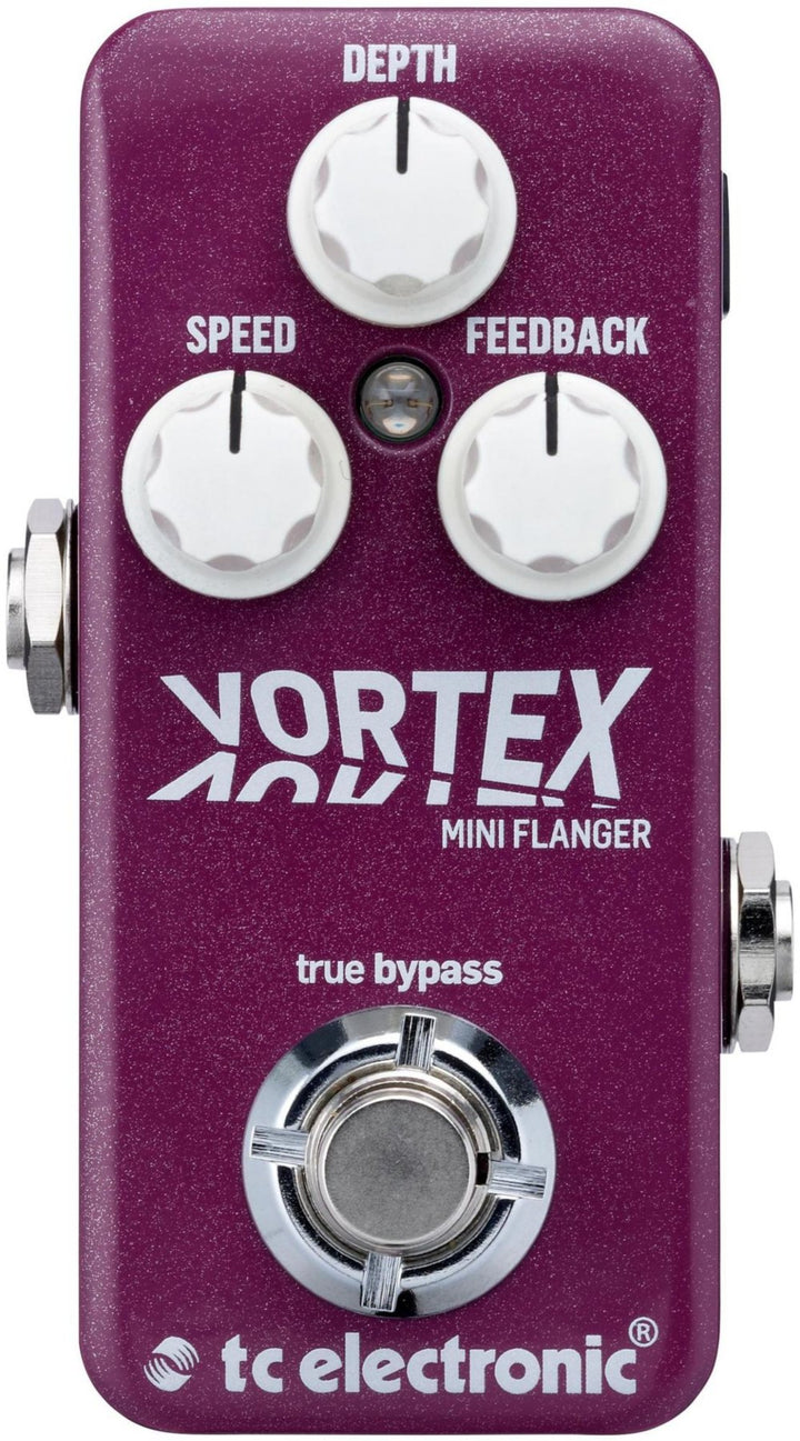 TC Electronic VORTEX MINI FLANGER Ultrakompaktes Flanger-Pedal mit integrierter TonePrint-Technologi