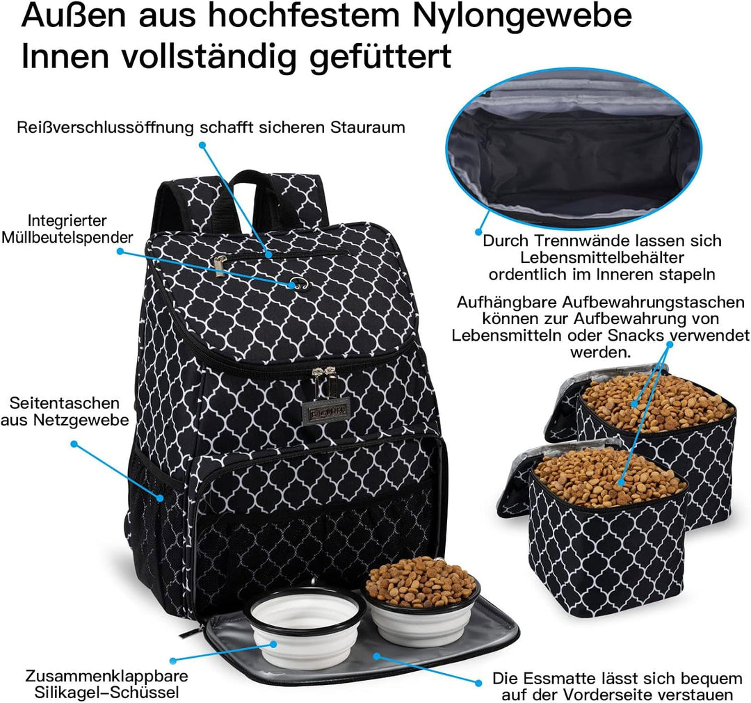 BAGLHER Hunde-Reisetasche, von Fluggesellschaften zugelassener Haustierbedarf, Hundereiserucksack mi