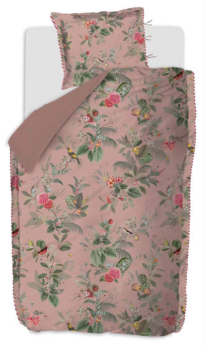 Pip Studio Kissen quadratisch Floris | pink - 45 x 45