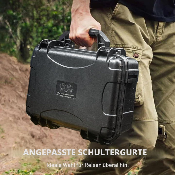 Tomat Wasserdichter Hartschalenkoffer für DJI Mini 4K Drone Fly More Combo