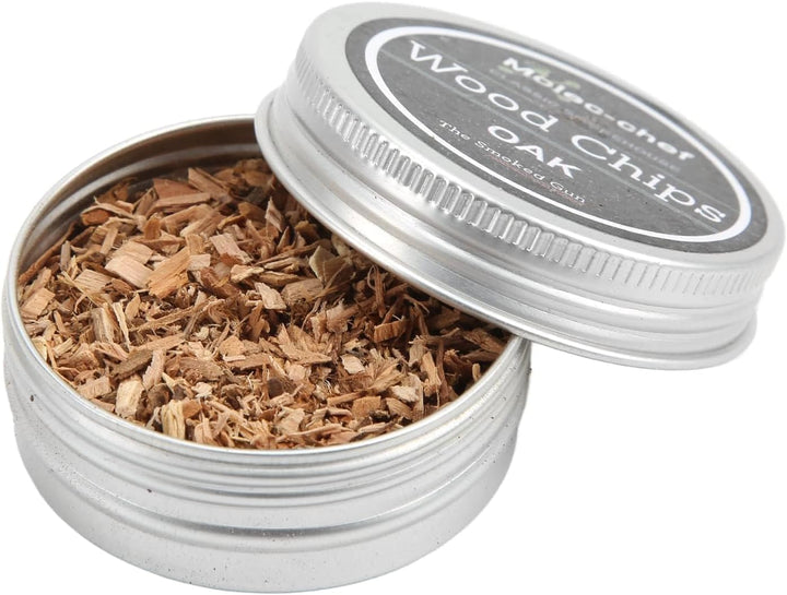 Räucherchips, Räuchermehl Kirsche, 8pcs Whiskyholzholz -Raucherchip, Cocktail -Raucher -Kit -Raucher