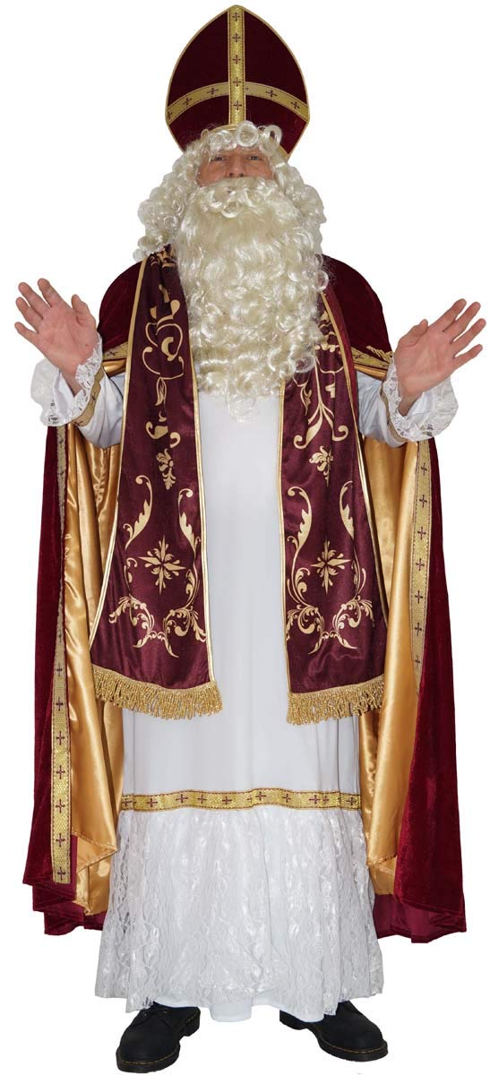 MAYLYNN Nikolaus Kostüm Weihnachtsmann Bischof DeLuxe, L