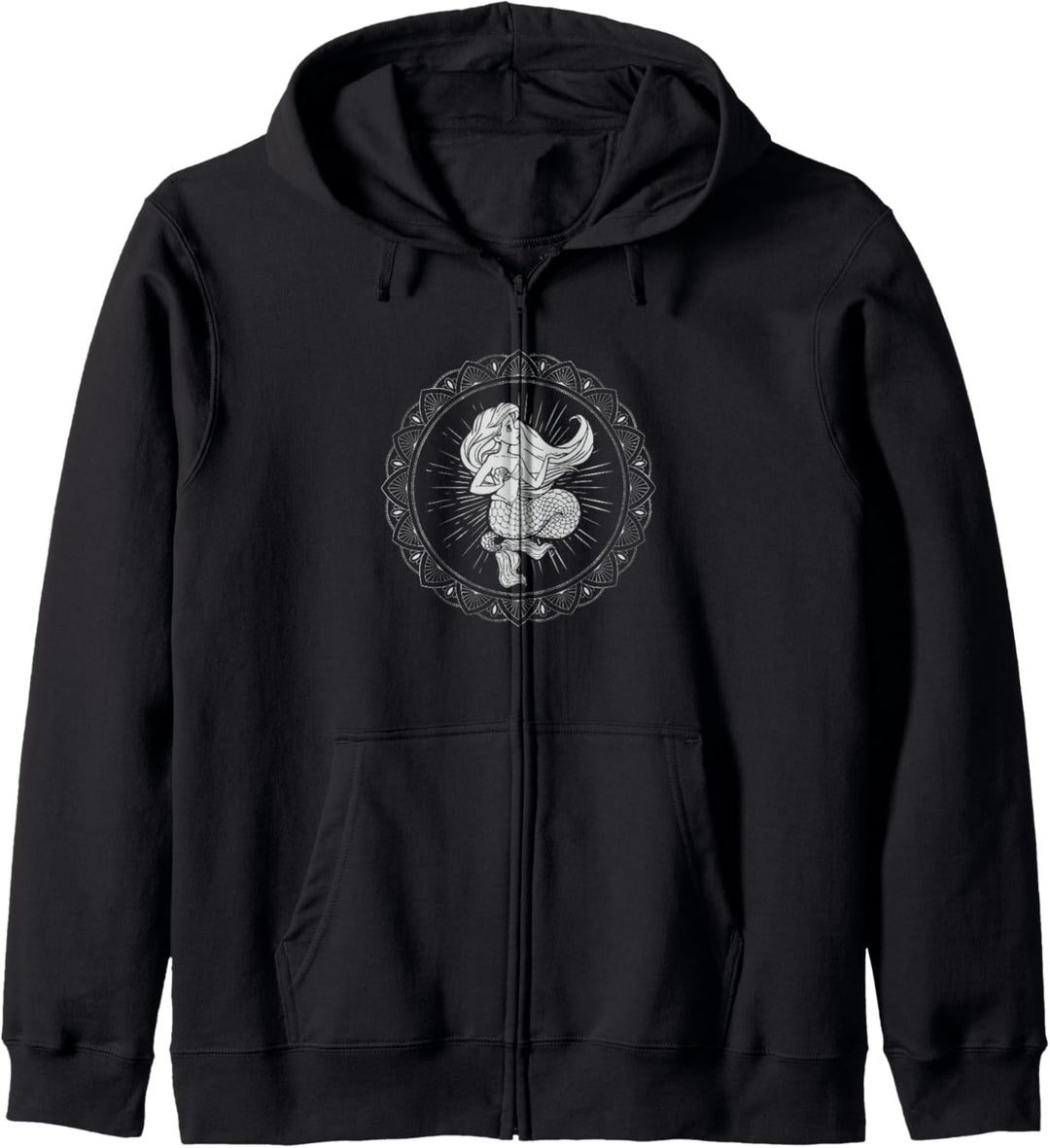 Disney The Little Mermaid Ariel Mandala Portrait Kapuzenjacke