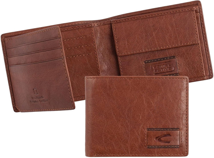 camel active bags Panama Herren Geldbörse Mittelgross Querformat Leder Cognac cognac 11 x 1,5 x 8,5