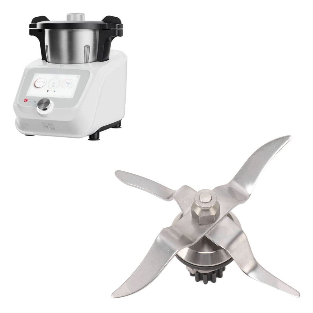 Edelstahl-Mixmesser 4-Blatt-Mixmesser 12 Zähne rostfrei für SKMK1200A1 SKMK1200B2