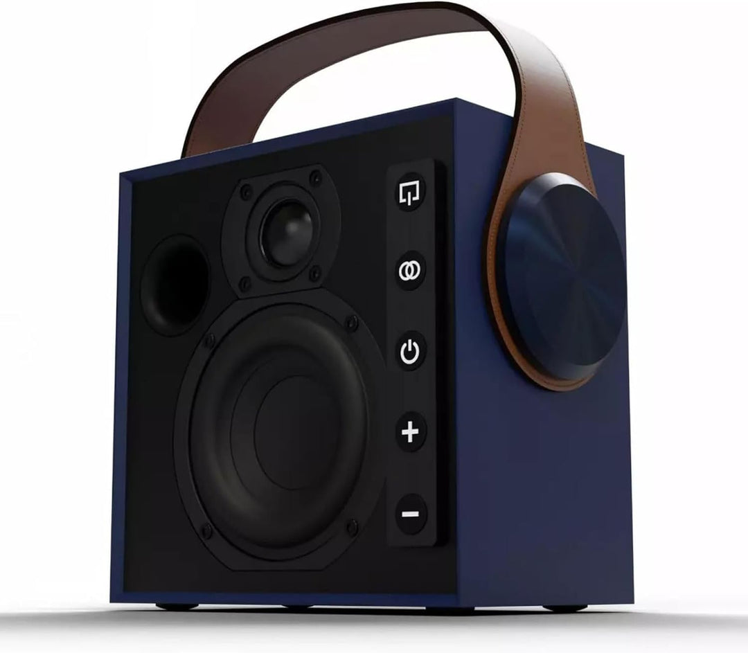 Morel Biggie HiFi Lautsprecher kabellos Bluetooth Speaker mit DSP Sound 2-Wege Bassreflex System kom