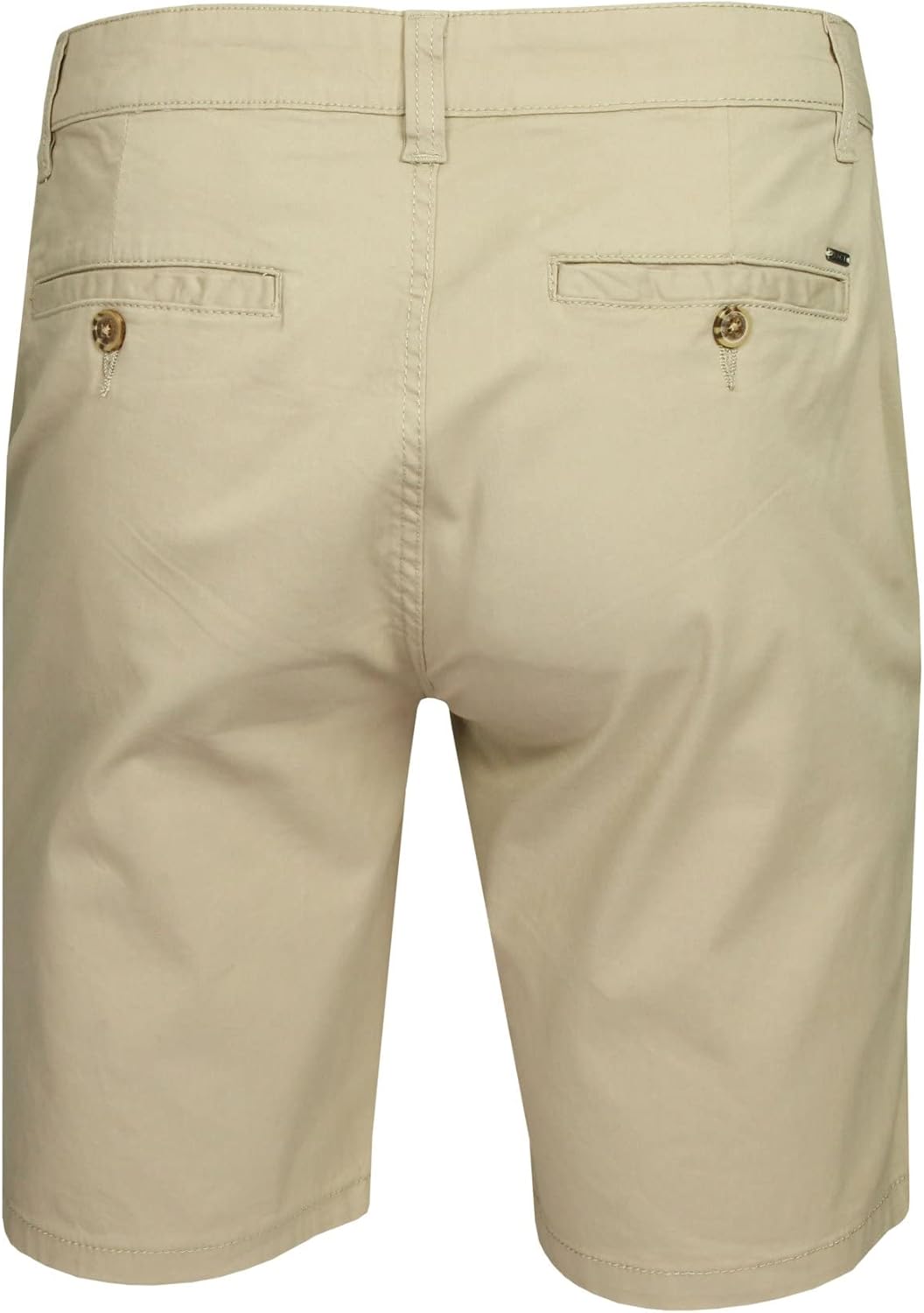 Xact Herren Leinen 23cm Tailored Chino Shorts, Regular Fit 32W Stone, 32W Stone