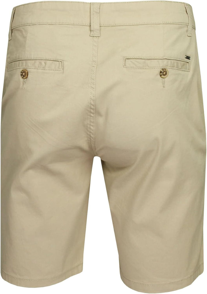 Xact Herren Leinen 23cm Tailored Chino Shorts, Regular Fit 32W Stone, 32W Stone